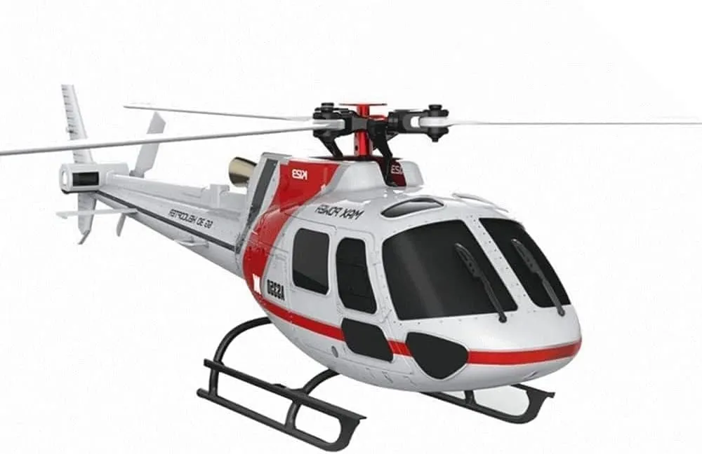 RC Helicopter Airplane - 6CH 6-axis Gyro Stabilization - Brushless Motor Single Propeller without Ailerons Altitude Hold Remote Control Helicopter RC Plane
