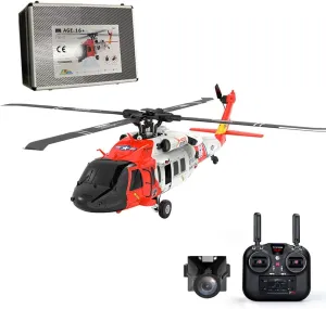 RC Helicopter for Adults| 1/47 F09-S with Camera, 2.4G 6CH Brushless RC Airplane with GPS, Helicopter Model Toy Gift for Christmas (RTF)