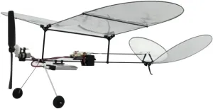 RC Helicopter Mode，MinimumRC Butterfly V1 3CH RC Ultralight Monoplane Mini Fixed-Wing Aircraft Model，Mini Airplane Model Collection (Motor Kit)