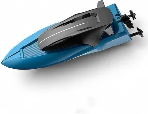 RC Mini Remote Control Boat 2.4G Rechargeable Remote Control Speed Boat Summer Water Toys Electric Airship High Speed Airship Blue White Red Boys and Girls Toy Cars Children's Gifts