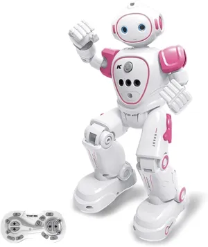 RC Robot Toys Gesture Sensing Smart Robot Toy for Kids Can Singing Dancing Speaking Christmas Birthday (Pink)