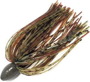 Reaction Tackle Skirted Tungsten Punch Rigs/Tungsten Fishing Weights with Skirt for Bass Fishing/Punch Through Heavy Cover and Thick Vegetation
