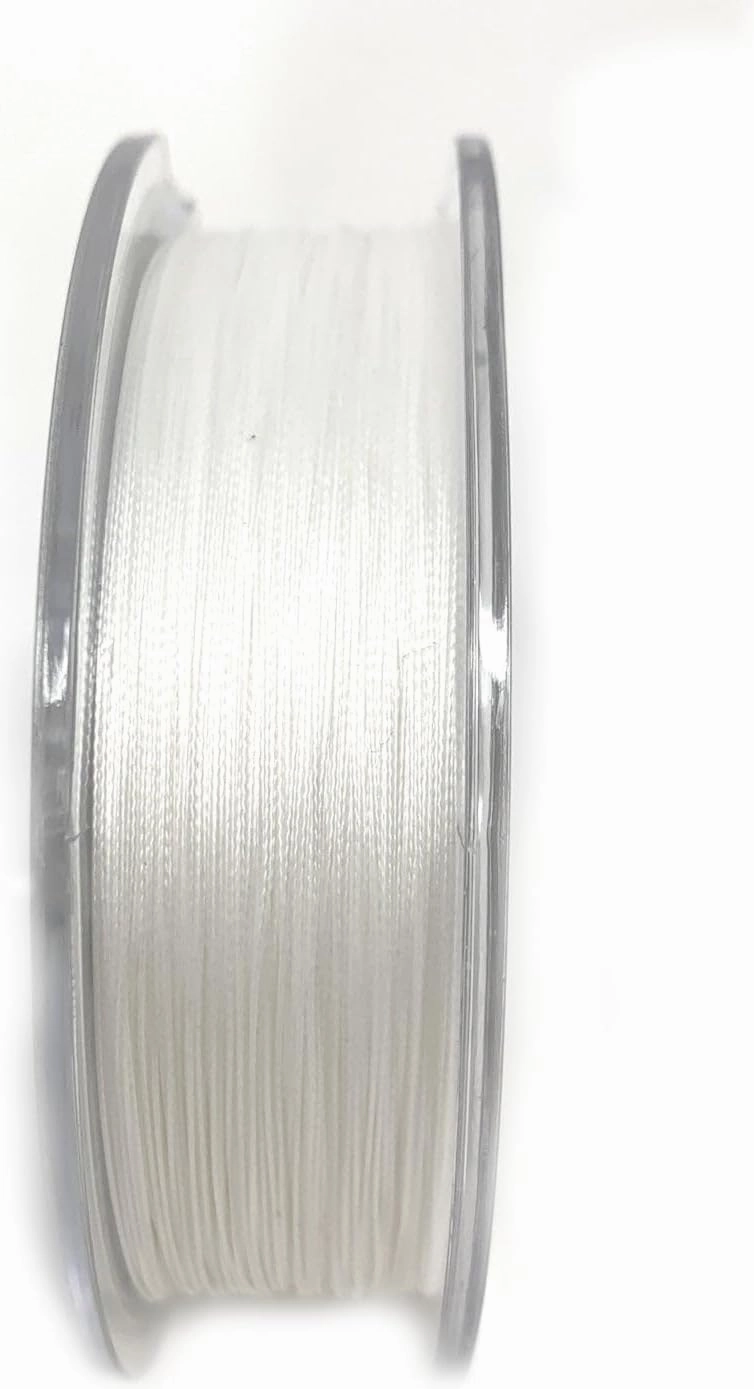 Reaction Tackle Ice Fishing Braided Fishing Line, Tip-Up Line, 8 Strands, Zero Memory Super Stong Pro Grade Power Ice Braided Line 150 Yard Spools