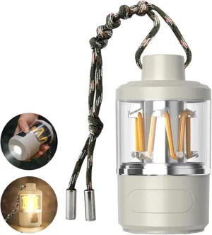 Rechargeable Hanging Camping Light Integrated Three Lighting Modes LED Flashlight Camping Supplies for Outdoor