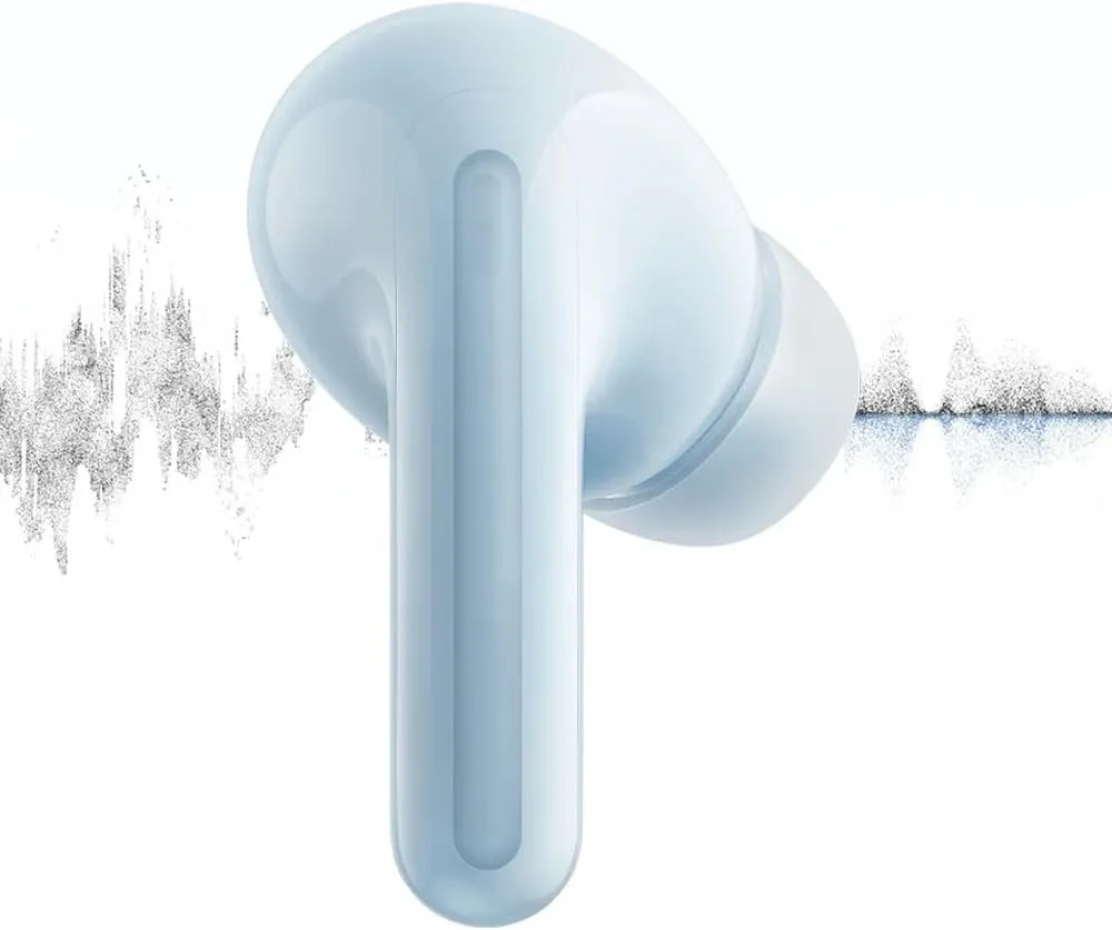 Redmi Buds 6 Lite - in-Ear Headphones, Dynamic 40dB Active Noise Cancellation, up to 37 Hours Battery Life, Titanium Membrane with 4 Sound Settings, AI Noise Cancellation, Google Fast Pair, Blue