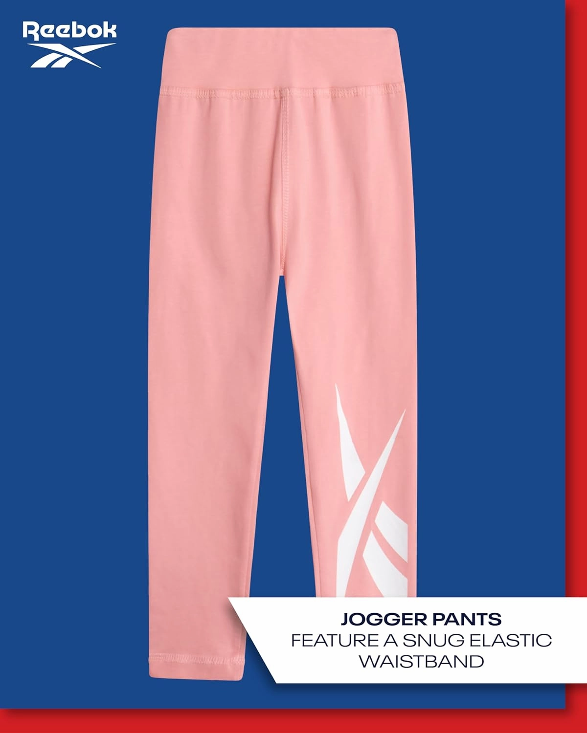 Reebok Baby Girls Pants Set - 2 Piece Cozy Fleece Crewneck Sweatshirt and Girls Leggings for Toddlers and Little Kids (2T-6X)