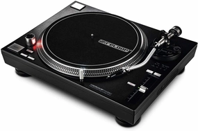 Reloop RP-7000 MK2 Direct Drive Turntable - Black with Microfiber and 1 Year Everything Music Extended Warranty