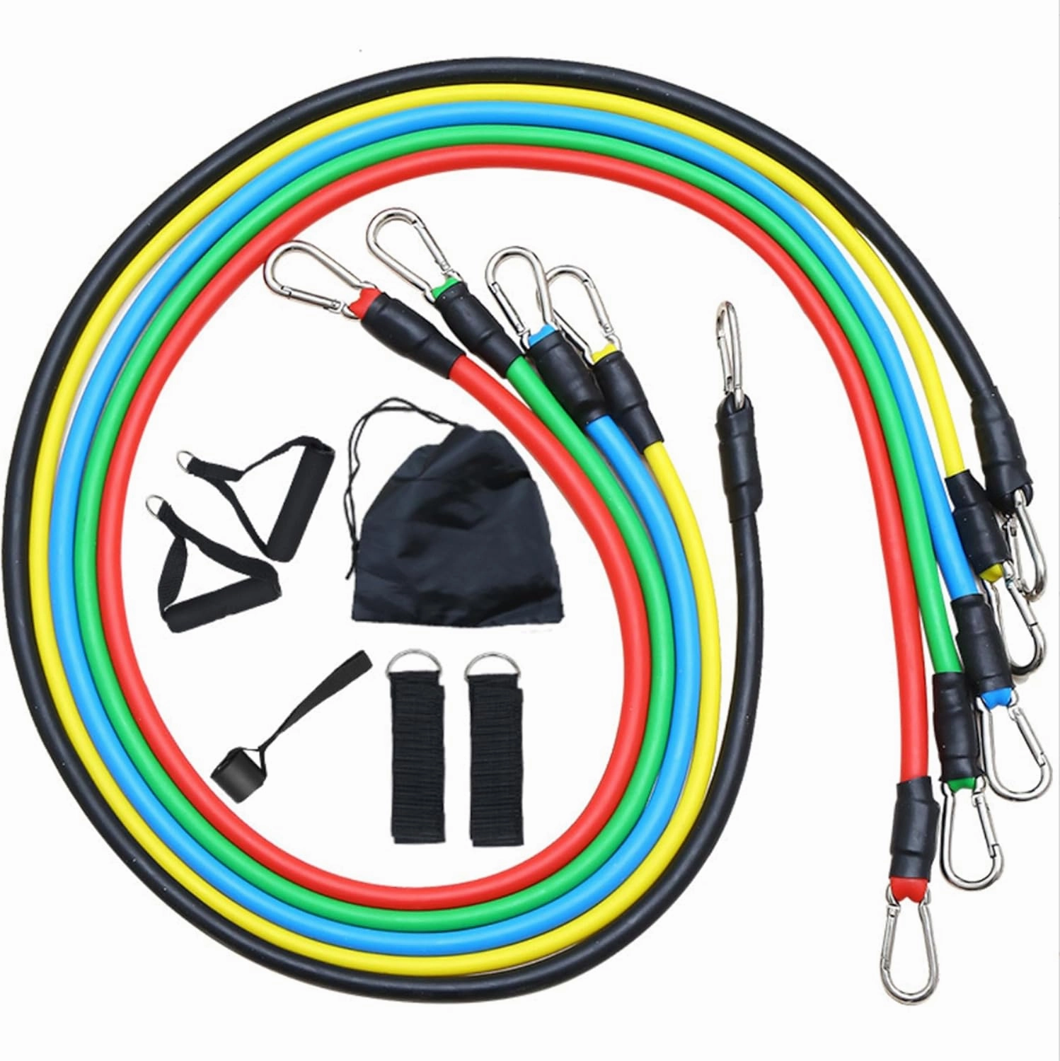 Resistance Bands, Exercise Bands，Workout Bands for Fitness with Handles for Men and Women,Strength Training Equipment for Home Gym