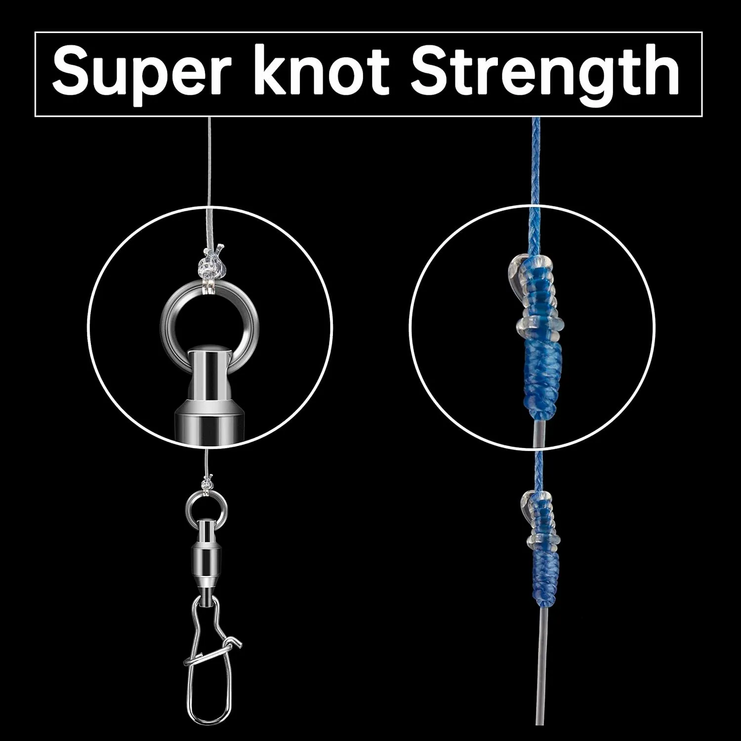 Rikimaru FC 100% Fluorocarbon Pure Shock Resistant, Sinks Faster Than Mono, Leader Material, 2LB-150LB