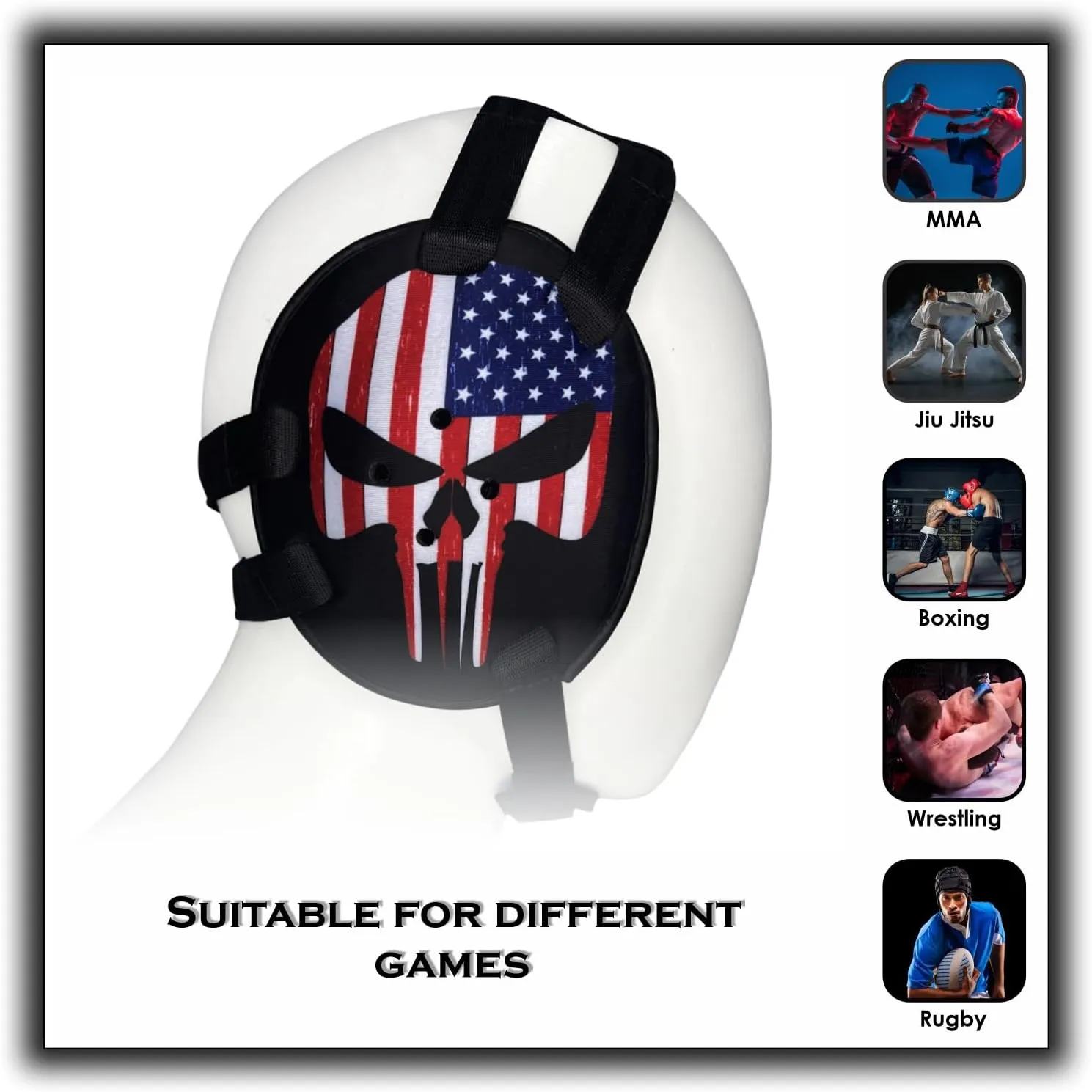 ROAR-INT BJJ Ear Guard New Easy to Adjust Design Wrestling Protective Headgear Wrestling Ear Guard MMA Jiu Jitsu