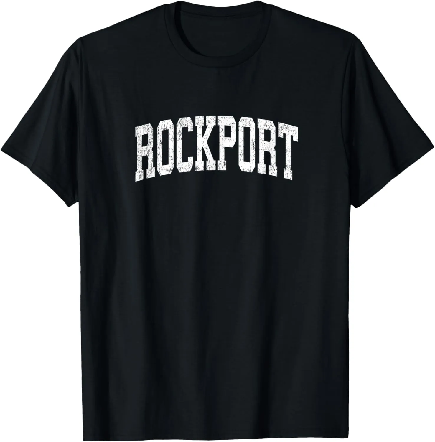 Rockport Massachusetts MA Vintage Athletic Sports Design T-Shirt