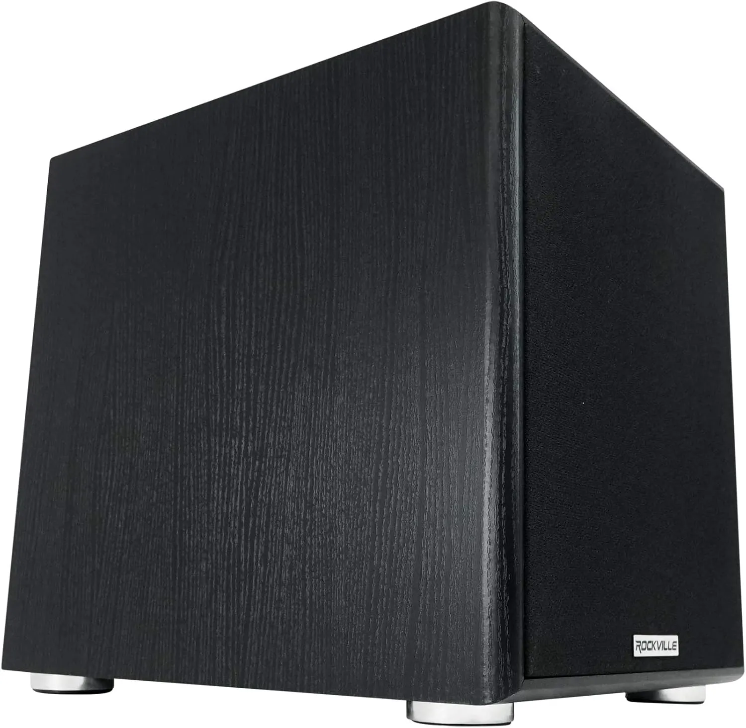Rockville Rock Shaker 10" 600W Powered Home Theater Subwoofer, Deep Bass, Adjustable Crossover, Compact Design, Perfect for Movies and Music