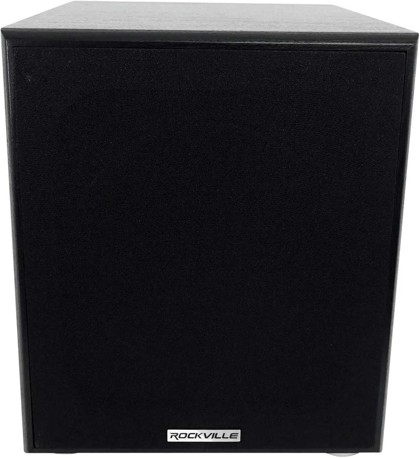 Rockville Rock Shaker 10" 600W Powered Home Theater Subwoofer, Deep Bass, Adjustable Crossover, Compact Design, Perfect for Movies and Music