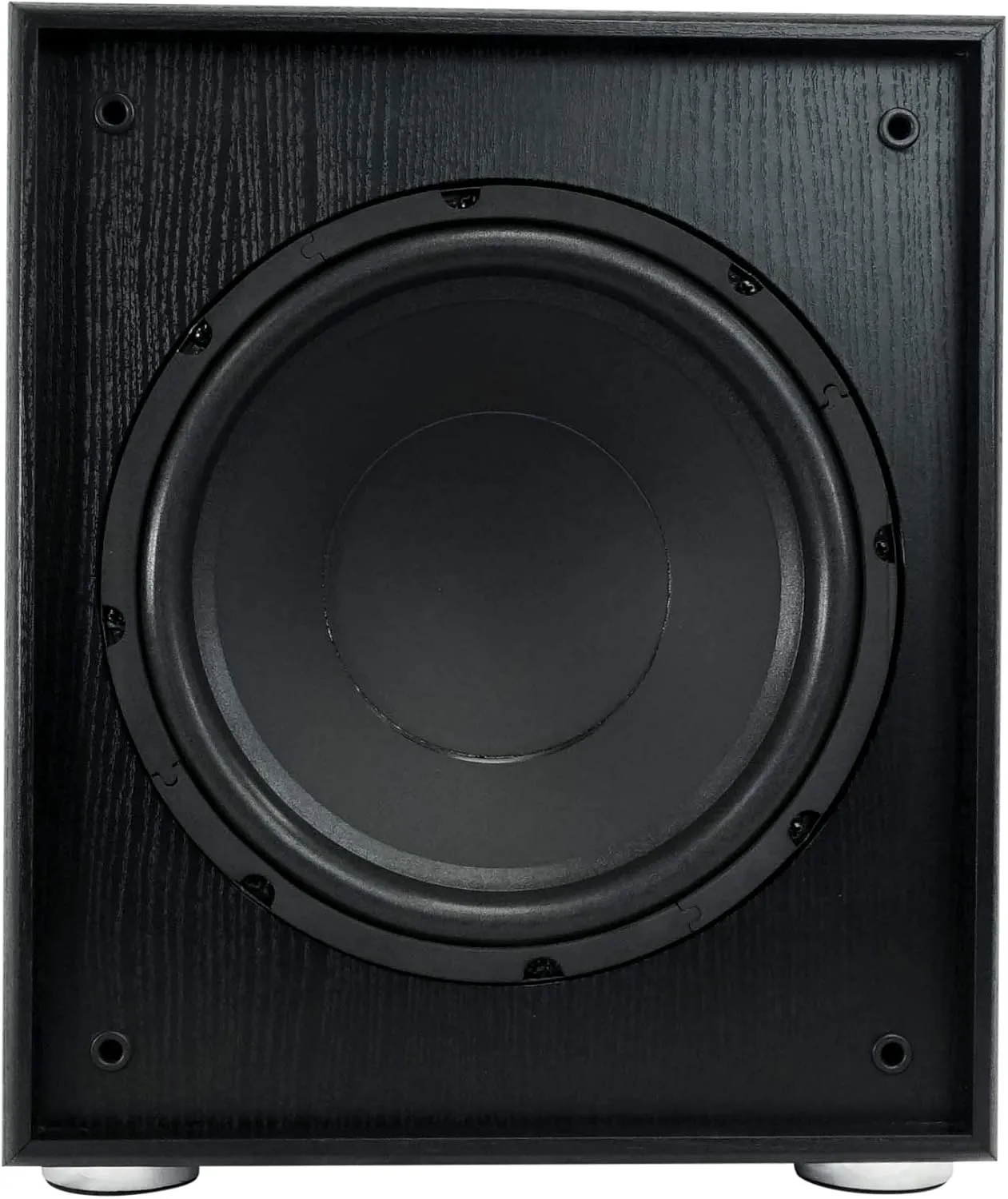 Rockville Rock Shaker 10" 600W Powered Home Theater Subwoofer, Deep Bass, Adjustable Crossover, Compact Design, Perfect for Movies and Music