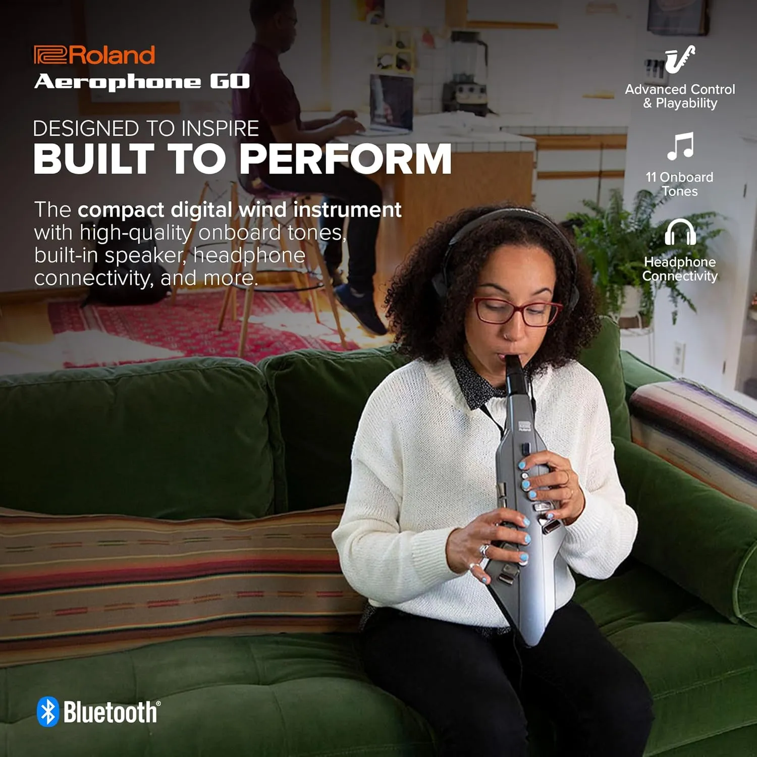 Roland AE-05 Aerophone GO Digital Wind Instrument, Graphite