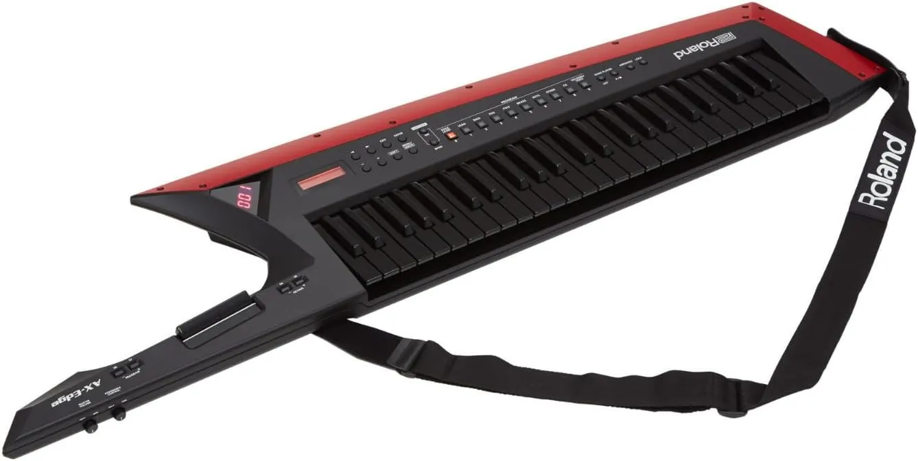 Roland AX-Edge 49-Key Keytar, With Velocity And Channel After Touch, Black