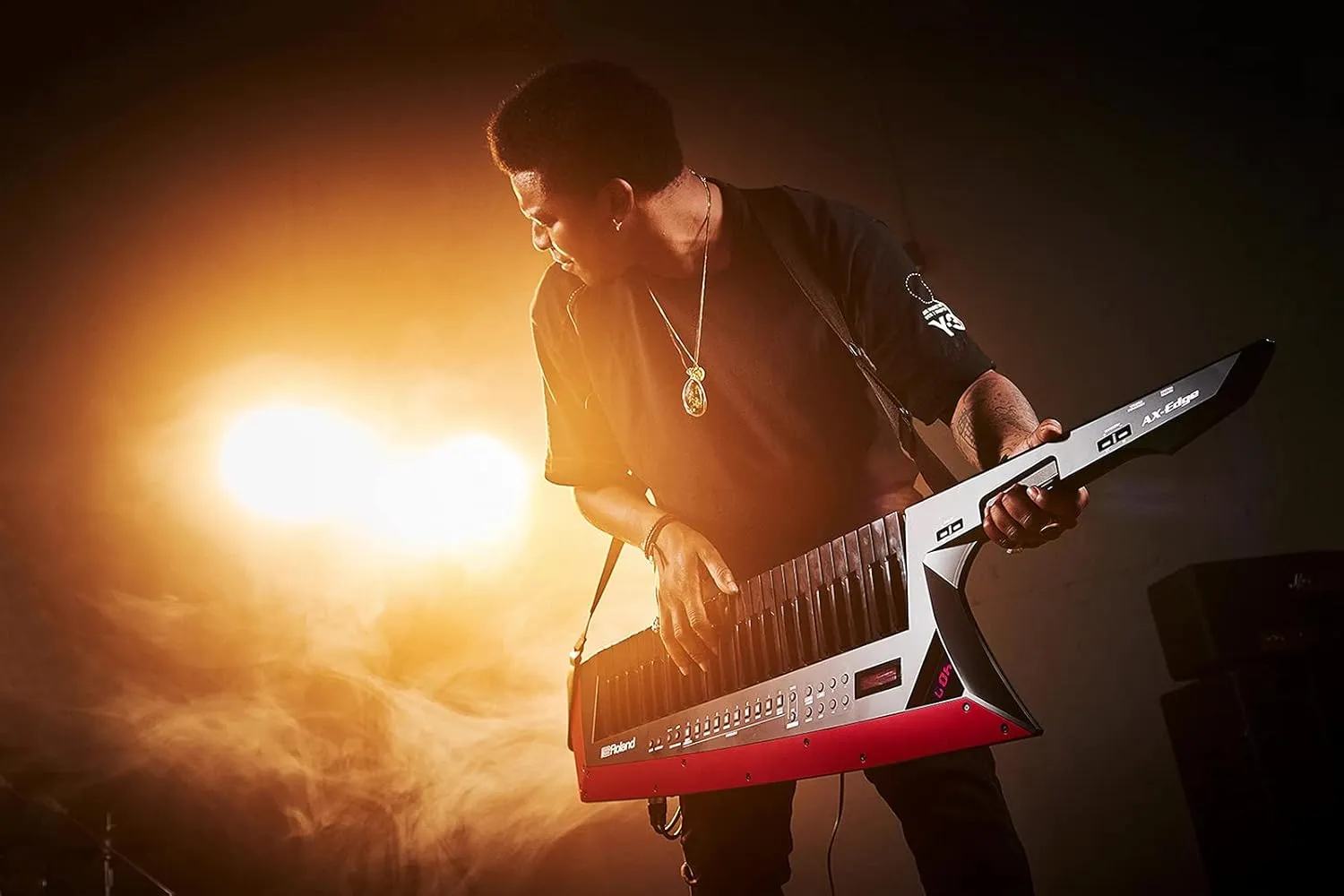 Roland AX-Edge 49-Key Keytar, With Velocity And Channel After Touch, Black