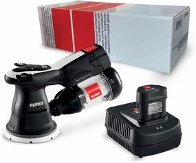RUPES iBRID random orbital sander Ø125mm HSR73 STB kit   charger  2 battery pack  green tech filter