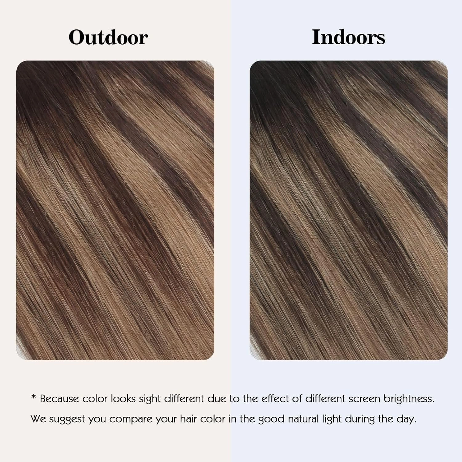 Sassina Invisible Wire Hair Extensions Real Human Hair with Transparent Wire Adjustable Size Secure Clips Natural Straight Secret Miracle Hairpiece, Balayage 2-6 16 Inch 80 Gram