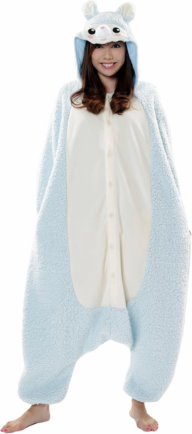 SAZAC Alpaca Kigurumi - Onesie Jumpsuit Halloween Costume