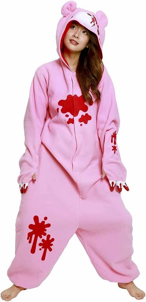 SAZAC Gloomy Bear Kigurumi - Onesie Jumpsuit Halloween Costume