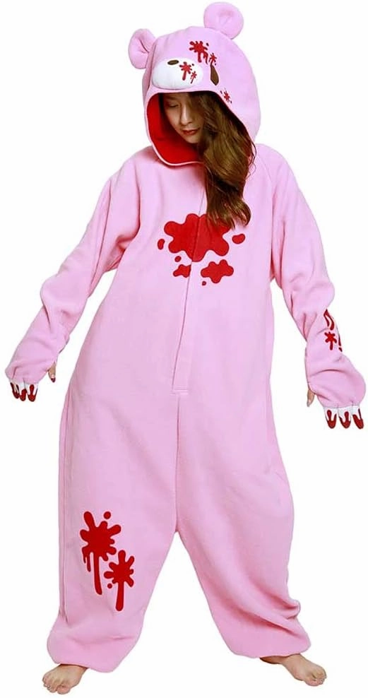SAZAC Gloomy Bear Kigurumi - Onesie Jumpsuit Halloween Costume