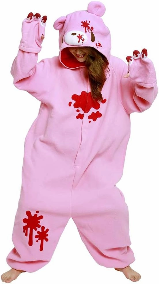 SAZAC Gloomy Bear Kigurumi - Onesie Jumpsuit Halloween Costume