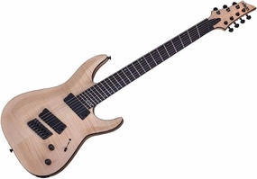 Schecter 7 String Solid-Body Electric Guitar, Gloss Natural (1366)