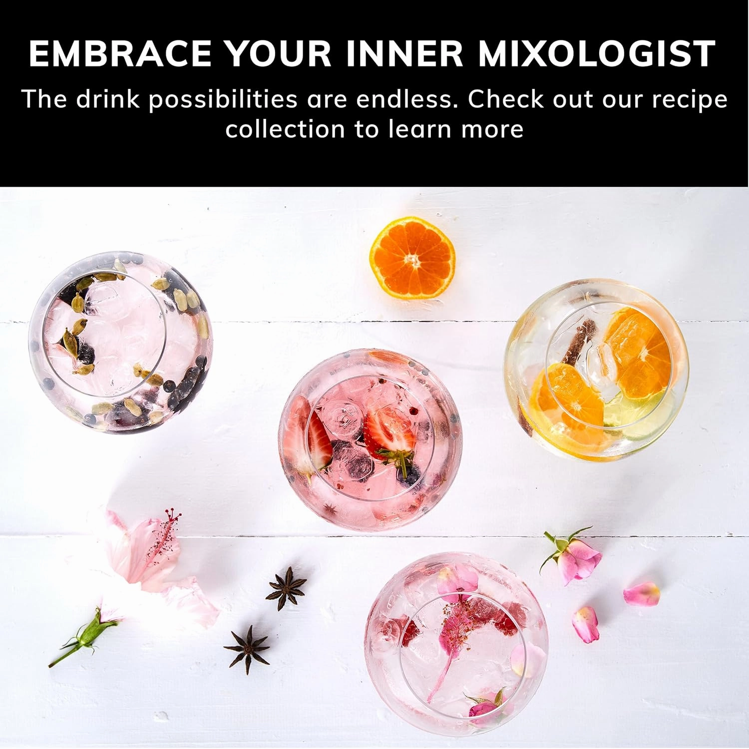 Secco Drink Infusion Signature Variety Box - Pack of 8 Botanical Sachets for Cocktail, Mocktail & Vodka Mixers - Mixologist Standards Alcohol Infusions for All Home Bartending Enthusiasts