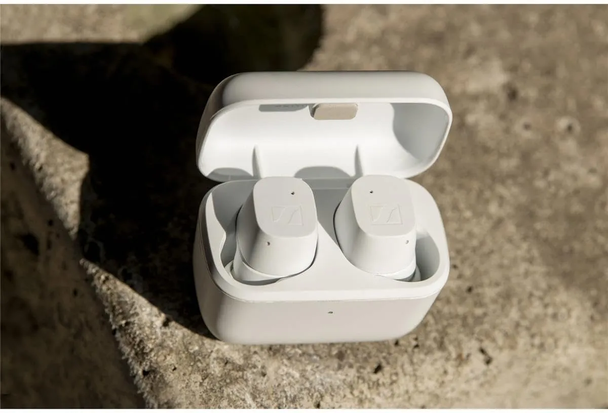 Sennheiser Consumer Audio CX True Wireless Earbuds - Bluetooth In-Ear Headphones for Music and Calls with Passive Noise Cancellation, Touch Controls, Bass Boost, IPX4 and 27-hour Battery Life, White