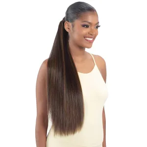 SHAKE-N-GO Organique Pony Pro Ponytail Sleek Straight 26" with Secret Pocket (ESPRESSO)