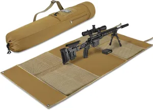Shooting Mat with Tactical Water Resistant Carrying Bag, Extra Large Prone Padded Portable Roll Up Shooting Mats
