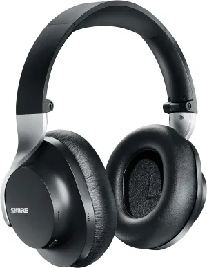 Shure AONIC 40 Over Ear Wireless Bluetooth Noise Cancelling Headphones with Microphone, Studio-Quality Sound, 25 Hour Battery Life, Fingertip Controls, iPhone & Android Compatible - Black