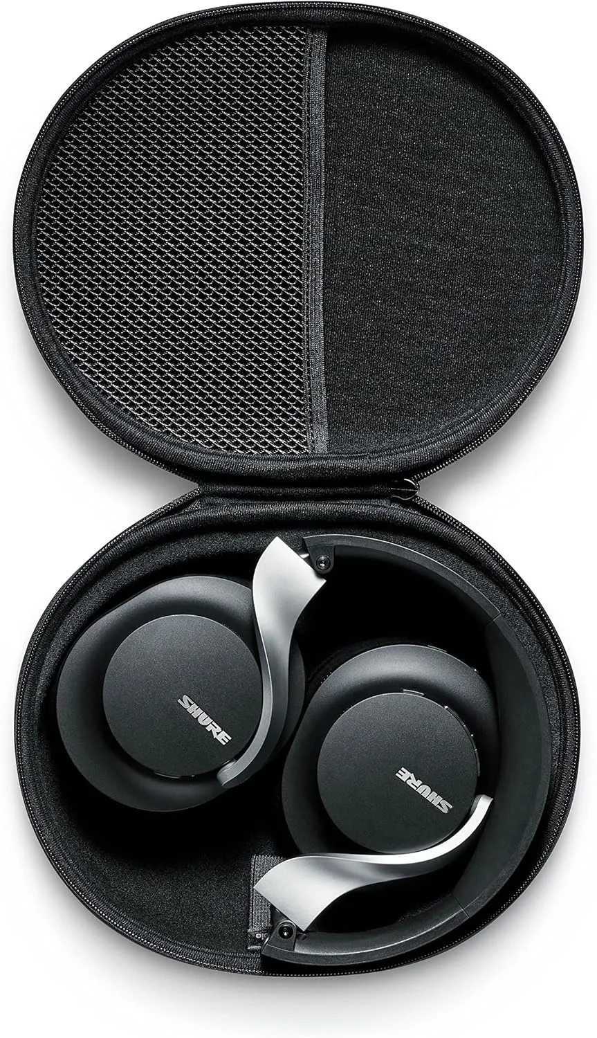Shure AONIC 40 Over Ear Wireless Bluetooth Noise Cancelling Headphones with Microphone, Studio-Quality Sound, 25 Hour Battery Life, Fingertip Controls, iPhone & Android Compatible - Black