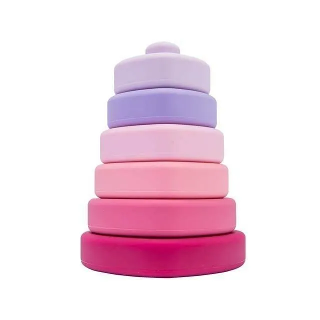 Silicone Baby Stacking Blocks - Construction Activity Toy