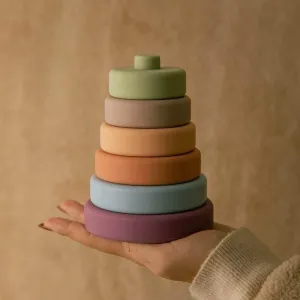 Silicone Baby Stacking Blocks - Construction Activity Toy