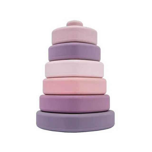 Silicone Baby Stacking Blocks - Construction Activity Toy