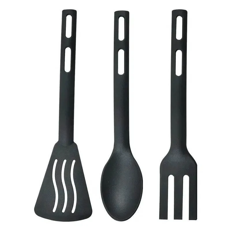 Silicone Kitchen Utensils Set - Portable Camping Cutlery  Spoons