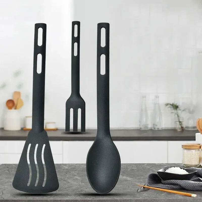 Silicone Kitchen Utensils Set - Portable Camping Cutlery  Spoons