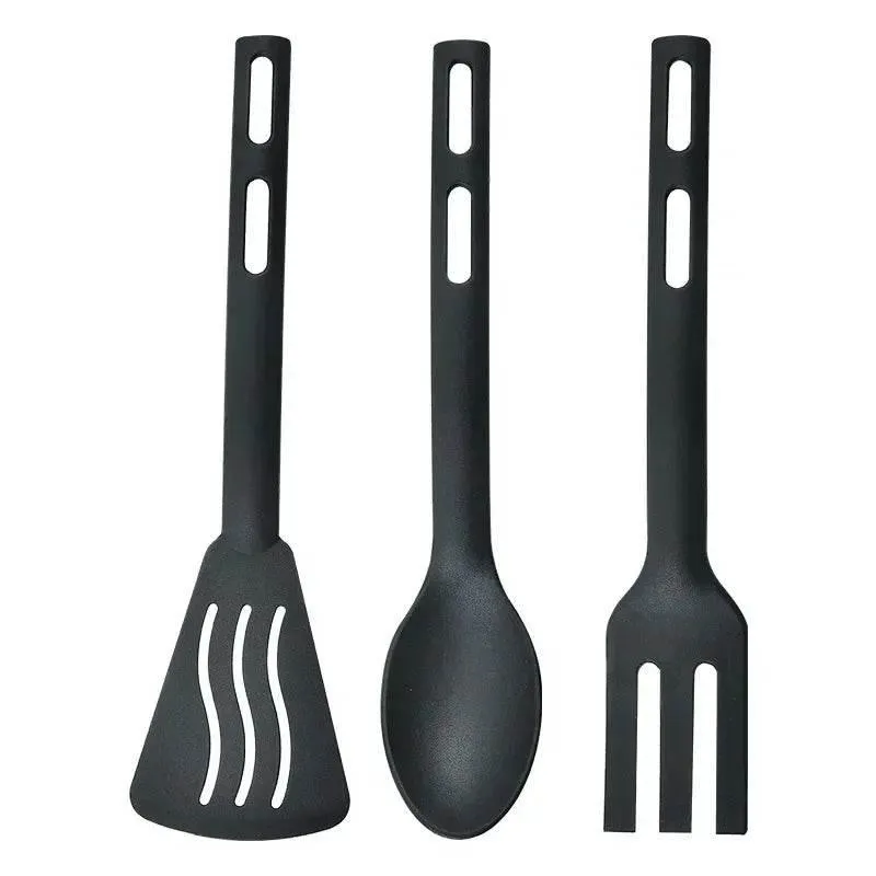 Silicone Kitchen Utensils Set - Portable Camping Cutlery  Spoons