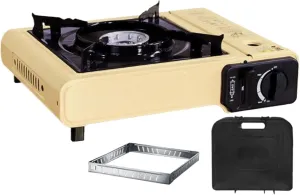 Single Burner, Propane Stove, Supports Fast Cooking, Sturdy Build Enhances Stability Various Environments, Cooking Equipment for Camping, Tailgating, Fishing, and Road Trips