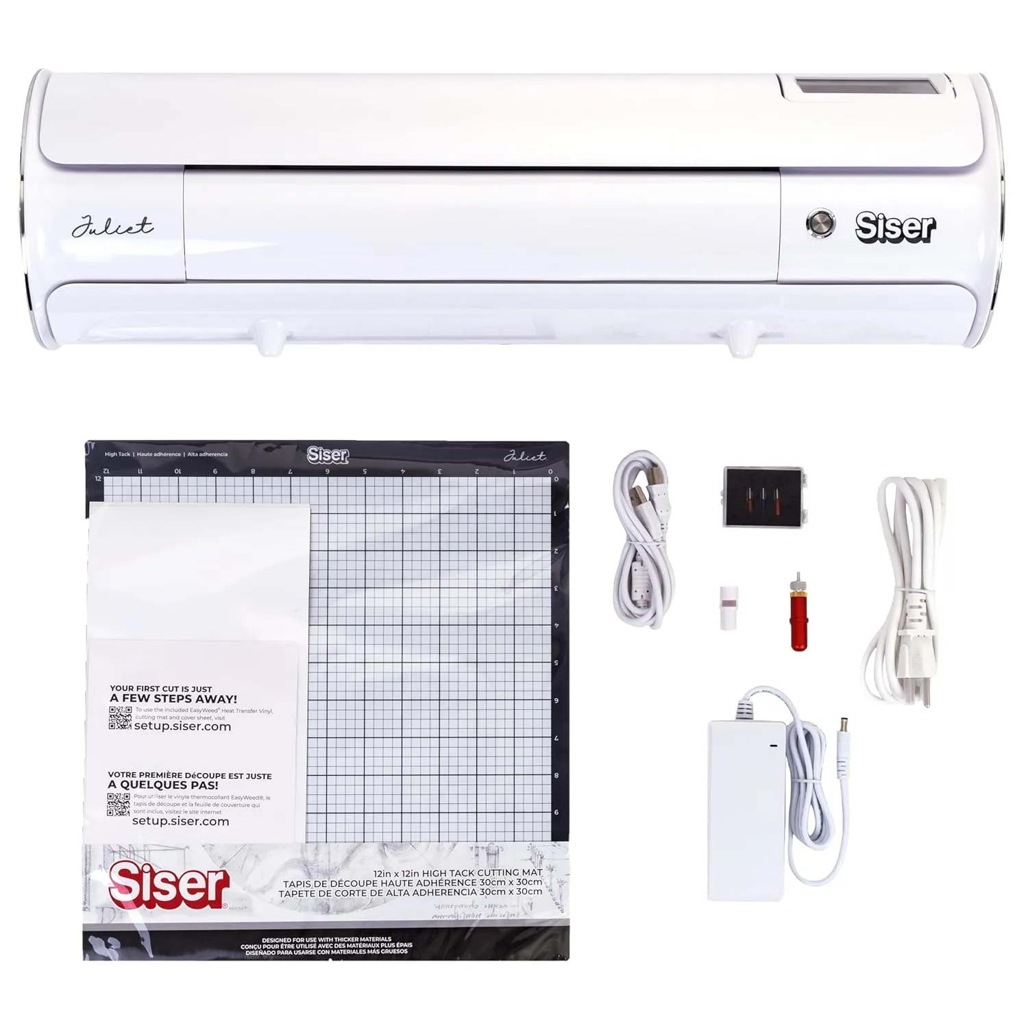 Siser Juliet High-Definition Cutter - 12" Professional Cutting Machine for Vinyl, Paper, and More – WiFi Compatible with Windows & Mac - Includes Leonardo Design Studio Software…