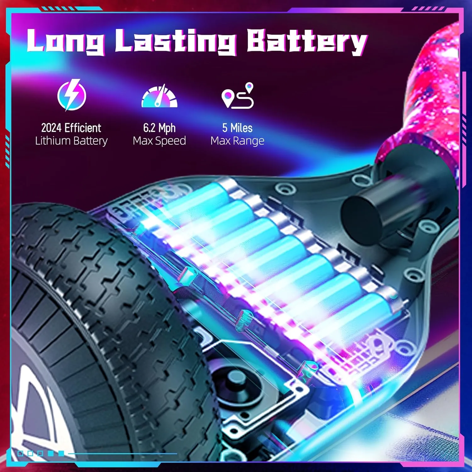 SISIGAD Scooter, 6.5" Flash Wheels & Corlorful LED Lights, All for Girls Boys Kids Ages 6 