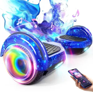 SISIGAD Scooter, 6.5" Flash Wheels & Corlorful LED Lights, All for Girls Boys Kids Ages 6 