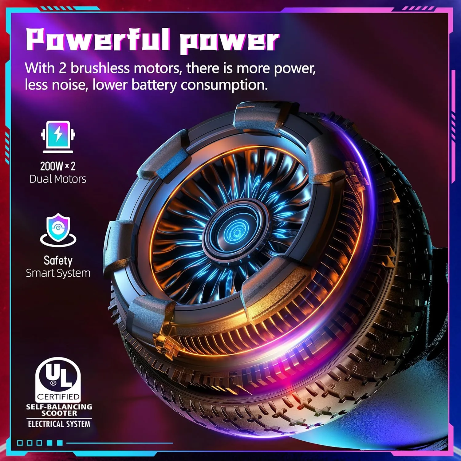 SISIGAD Scooter, 6.5" Flash Wheels & Corlorful LED Lights, All for Girls Boys Kids Ages 6 