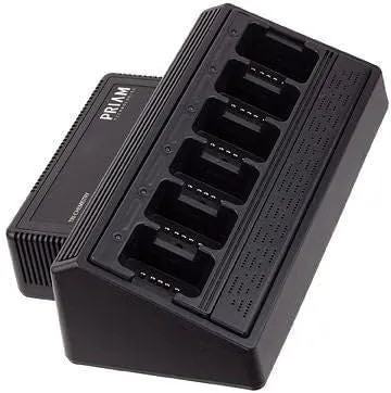 Six Bay Rapid Desk Charger for Hytera (HYT) PD705 Rechargeable Two Way Radio (Built-in Power Supply)