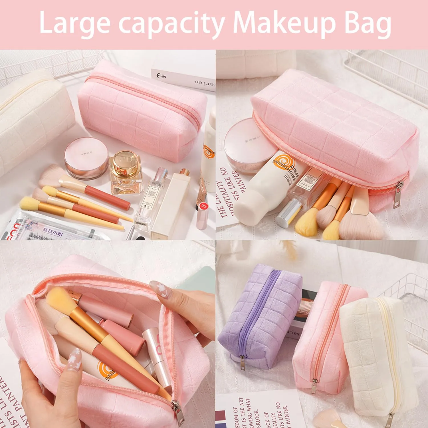 skincare face wash Spa Headband and Wristband Set Top Knotted Headbands Big Hair Claw Clips Butterfly Hair Accessories Quilted Makeup Bag Blank Cards Gifts for Women and Teen Girl Gifts Trendy Stuff