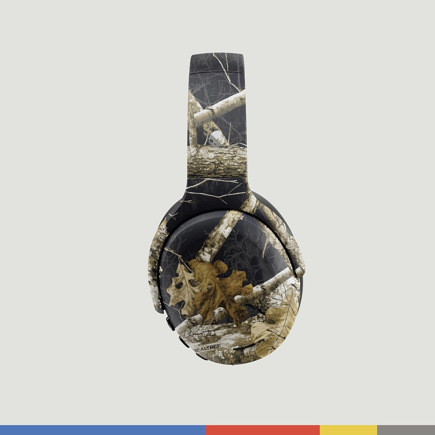 Skullcandy Crusher ANC 2 Wireless Over-Ear Bluetooth Headphones with Multi-Sensory Bass, Active Noise Cancelling, Up to 60 Hours Battery, Microphone for iPhone Android - Realtree Edge Colors Black