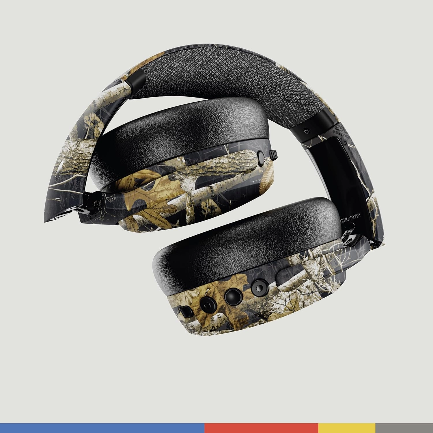 Skullcandy Crusher ANC 2 Wireless Over-Ear Bluetooth Headphones with Multi-Sensory Bass, Active Noise Cancelling, Up to 60 Hours Battery, Microphone for iPhone Android - Realtree Edge Colors Black