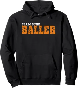 Slam Dunk Baller School Ball Sleep Repeat for the Bball Fan Pullover Hoodie